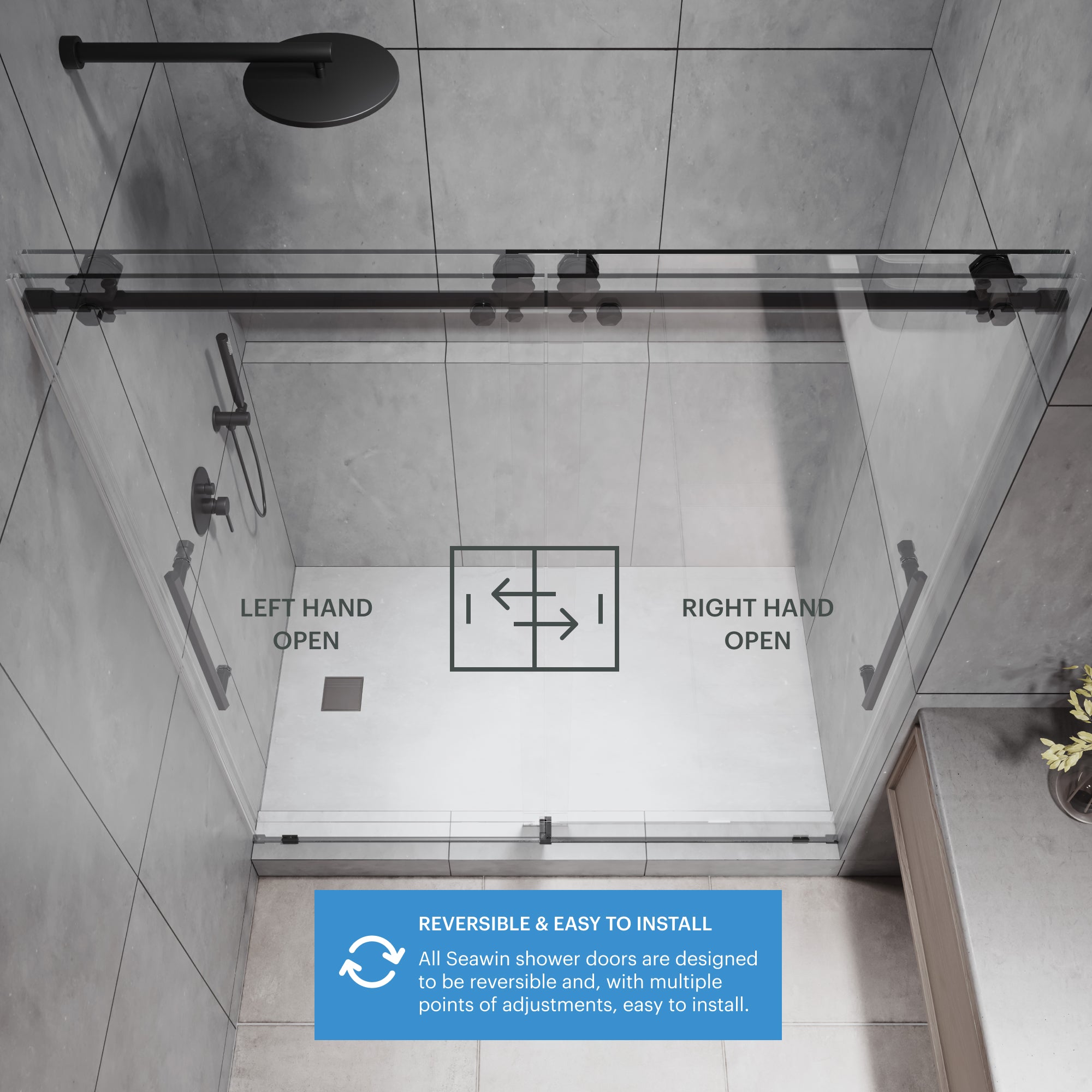 Diamond Frameless Sliding Shower Door