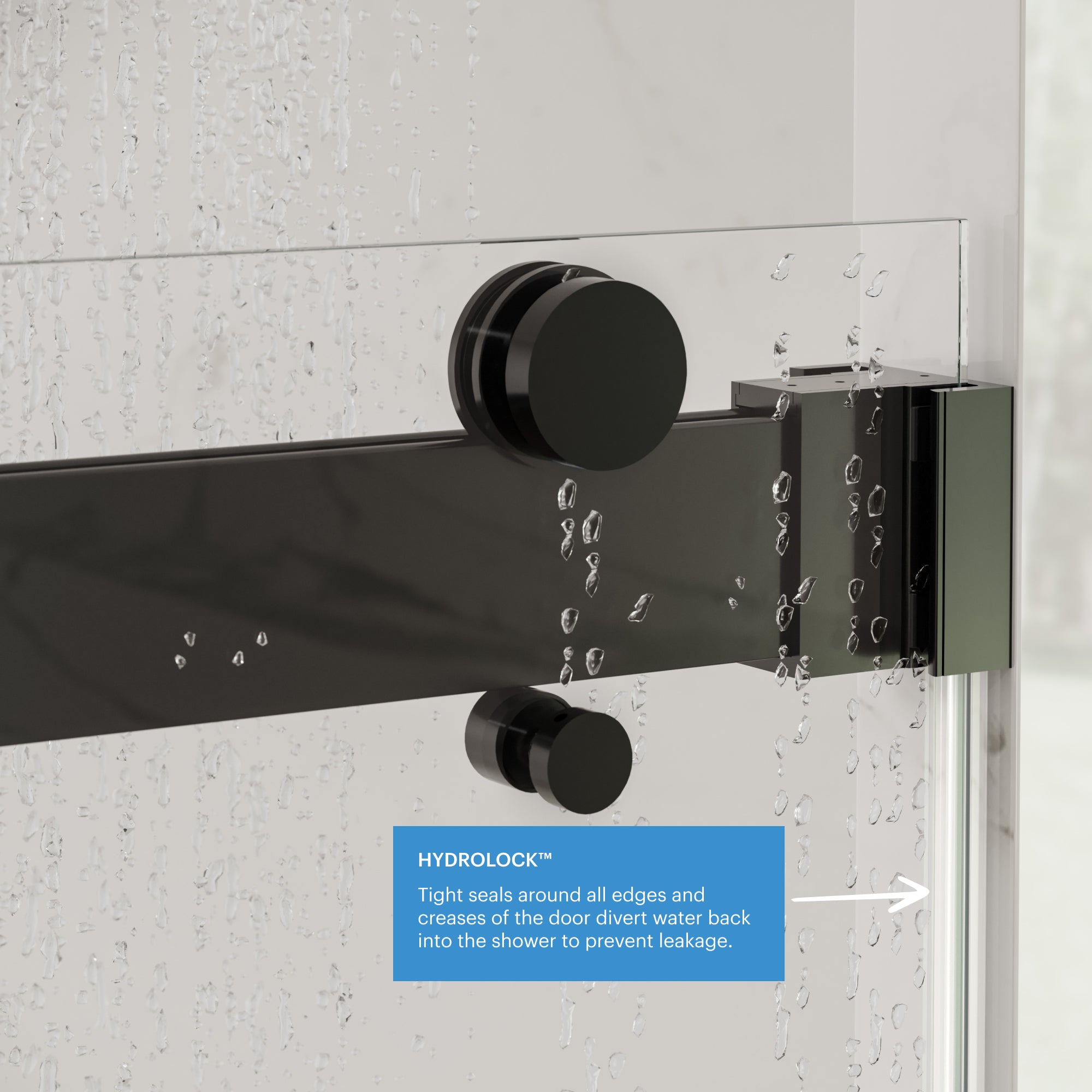 Verona Air Frameless Bypass Sliding Shower Door